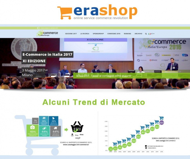 Erashop partecipa a 'E-commerce in Italia 2017'