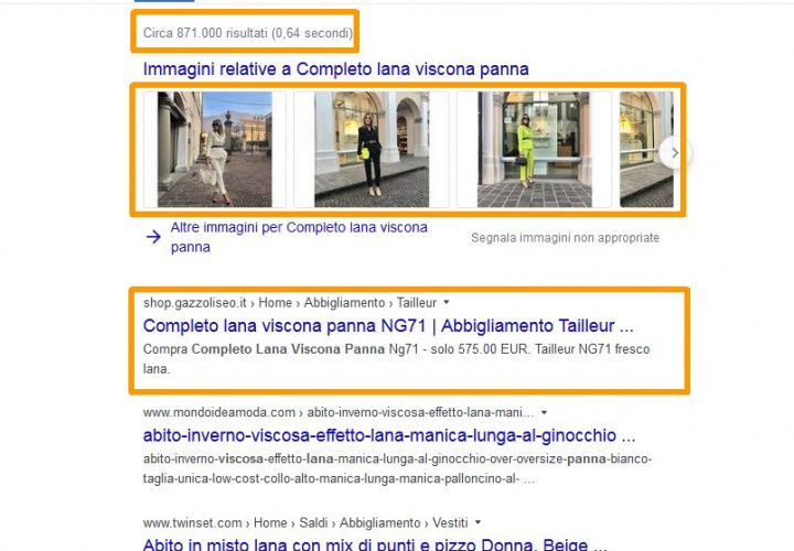 Gazzoli Iseo in prima pagina di Google - Primo su 871.000 risultati