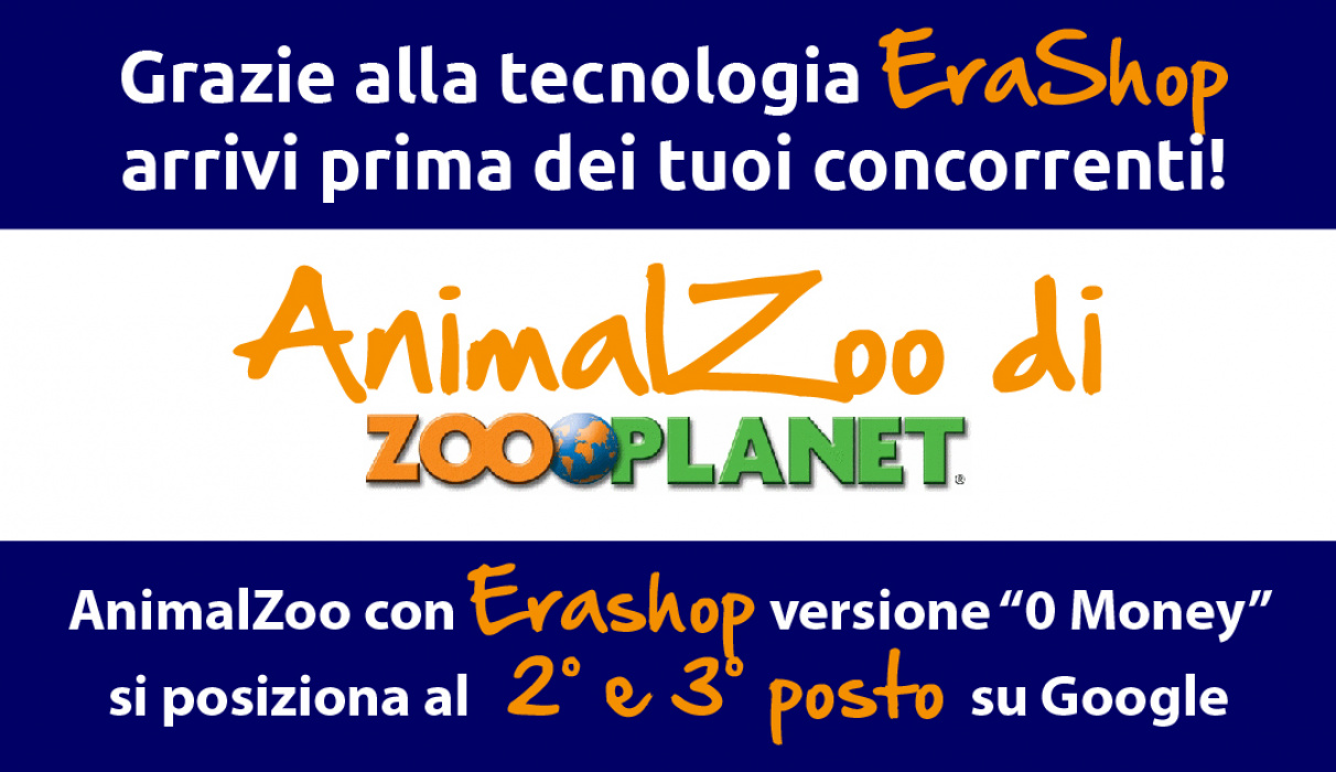 AnimalZoo nella 1^ pagina di Google