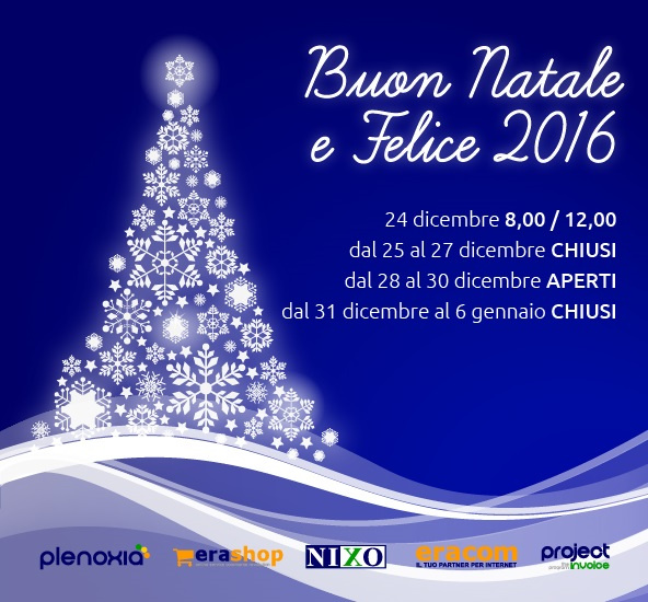 Chiusura uffici Natale 2015