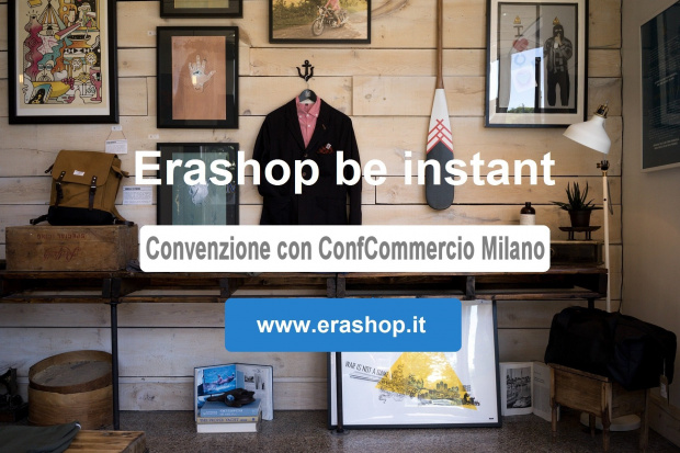 Erashop in convenzione con Confcommercio Milano