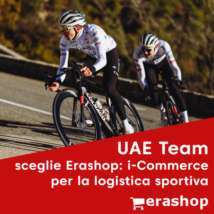 UAE Team sceglie Erashop: i-Commerce per la logistica sportiva